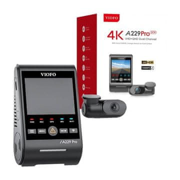 VIOFO VIOFO A229 PRO 2CH 4K + 2K WiFi, GPS