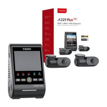 VIOFO VIOFO A229 PLUS 3-KANALNI 2K + 1080p WiFi, GPS