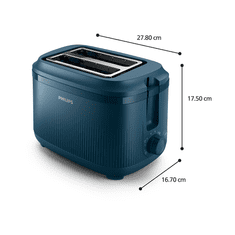 Philips Toster HD2511/70 Series 3000, tamnoplavi