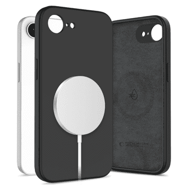 Tech-protect Liquid Silicone MagSafe maska za iPhone 16e, crno