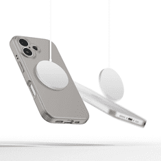 Tech-protect Liquid Silicone MagSafe maska za iPhone 16e, siva