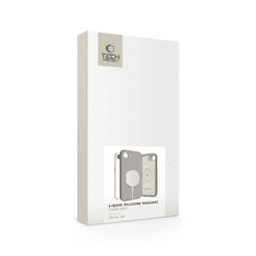 Tech-protect Liquid Silicone MagSafe maska za iPhone 16e, siva
