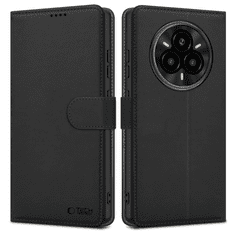Tech-protect Wallet preklopna maska za Realme 14 Pro Plus 5G, crno