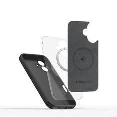 Tech-protect Liquid Silicone MagSafe maska za iPhone 16e, crno