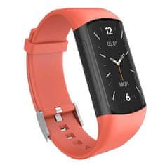 MXM Pametan narukvica s AMOLED zaslonom MF12-ECG - crvena