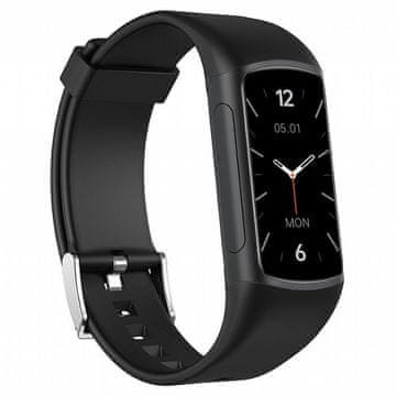 MXM Pametna narukvica s AMOLED zaslonom MF12-ECG - crna