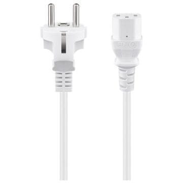 Goobay IEC 250V (AC) 1,5 m bijeli napojni kabel