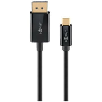 Goobay USB-C (M) na DisplayPort (M) 4k 60 Hz 2m crni kabel