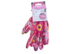 Extol Lady Vrtne rukavice (8856669) nylon garden gloves half-dipped in nitrile, size 7"