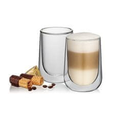 Kela Staklo KL-12405 Latte macchiato glasses FONTANA set of 2 pcs 250 ml