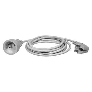 EMOS Produžni kabel P0117 Extension cable 7 m / 1 socket / white / PVC / 1 mm2