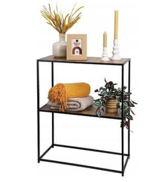 HOMESTYLING Polica KO-DD1000560 Storage 2 shelves 85cm