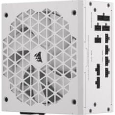 Corsair RM1000x Shift napajanje, 1000 W, 80 Plus Gold, modularno, bijelo (CP-9020275-EU)