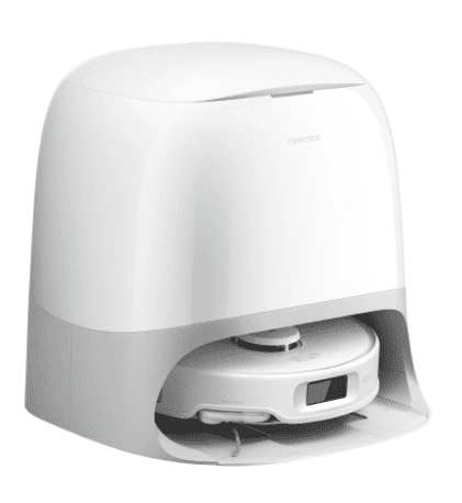 Roborock Qrevo Curv 5A1 robotski sesalnik s samopraznilno postajo, bel 