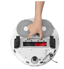 Roborock Qrevo Curv 5A1 robot usisavač, sa stanicom za samopražnjenje, bijele boje
