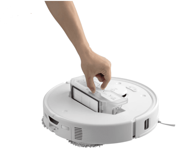 Roborock Qrevo Curv 5A1 robotski sesalnik s samopraznilno postajo, bel 