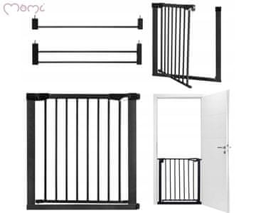MoMi Paxi Plus dječja zaštitna ograda / barijera, podesive širine 75-103 cm