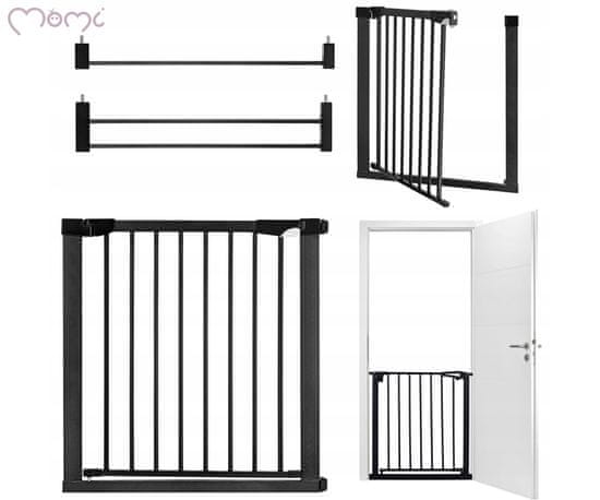 MoMi Paxi Plus dječja zaštitna ograda / barijera, podesive širine 75-103 cm