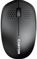 Canyon MW-04 miš, Bluetooth, optički, 3 tipke, DPI 1200, AA baterija, crni (CNS-CMSW04B)