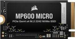 Corsair MP600 Micro SSD, M.2 2242, 1TB (CSSD-F1000GBMP600MCR)