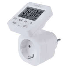 GreenBlue Timer digitalni GreenBlue GB605F, 18 programa, 16A, 3680W, IP20, LCD, bijeli