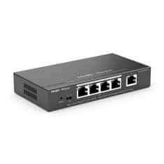 Ruijie Reyee Giga preklopnik s 5 portova, 4x PoE, metalno kućište, upravljani RG-ES205GC-P