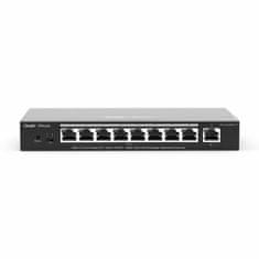 Ruijie Reyee Giga preklopnik s 9 portova, 8x PoE, metalno kućište, upravljani RG-ES209GC-P