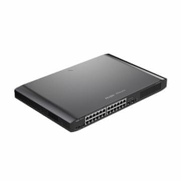 Ruijie Reyee Giga preklopnik s 24 PoE+2 SFP porta, metalno kućište, upravljani RG-ES226GC-P