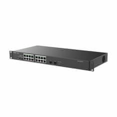 Ruijie Reyee Giga preklopnik s 16 PoE portova + 2 SFP porta u metalnom rack kućištu RG-ES118GS-PL