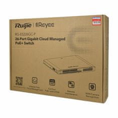 Ruijie Reyee Giga preklopnik s 24 PoE+2 SFP porta, metalno kućište, upravljani RG-ES226GC-P