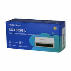 Ruijie Reyee Giga 5-portni preklopnik RG-ES05G-L