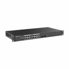 Ruijie Reyee Giga preklopnik s 16 PoE portova + 2 SFP porta u metalnom rack kućištu RG-ES118GS-PL