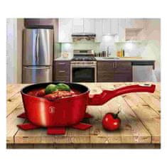 Berlingerhaus 16 cm lonac Burgundy Metallic Line s mramornom površinom