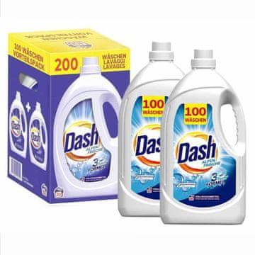 Dash 2x ALPEN FRISCHE, 100 pranja (5l), (200 pranja)