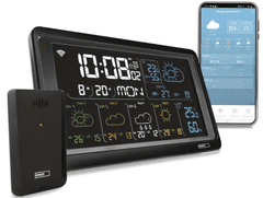 EMOS E8610 GoSmart vremenska stanica, WiFi, crna