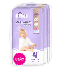 Violeta Pamučne 4 Maxi pelene, 174/1 + vlažne maramice