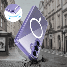 Tech-protect Flexair Hybrid MagSafe maska za Samsung Galaxy A56 5G, proziran