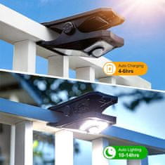 Cool Mango solarna vanjska lampa s kopčom i senzorom pokreta, 300 lumena, IP65 - Sunclip