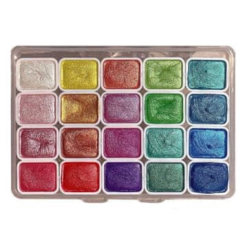 JOJOY® Set za slikanje akvarelom u 20 boja | COLORLINKE Shema 1