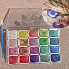 JOJOY® Set za slikanje akvarelom u 20 boja | COLORLINKE Shema 1