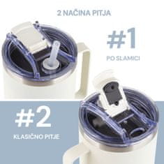 Rosmarino MegaCup termos šalica, 870 ml, Green Vitality