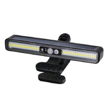 VYZIO® Solarna svjetiljka s senzorom pokreta i kopčom, vodootporna LED lampa | LUMECLIP