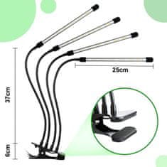 MG Plant Light LED svjetiljka za biljke 36W, crna