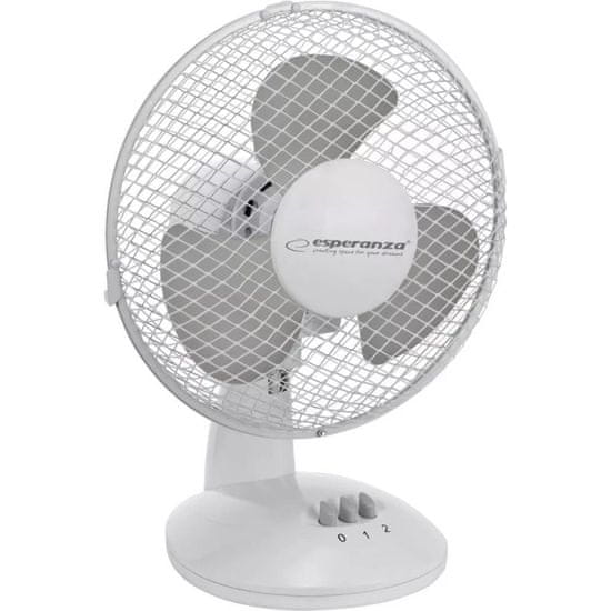 Esperanza Zephyr ventilator, stolni, 23cm, 30W, bijeli (T-5550-20)