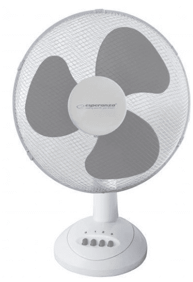 Esperanza Chinook ventilator, stolni, 30cm, 40W, bijelo-siva (T-5551-20)