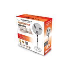 Esperanza Typhoon ventilator, 40cm, 3 brzine, 50W, bijelo/sivo (T-5553-25)