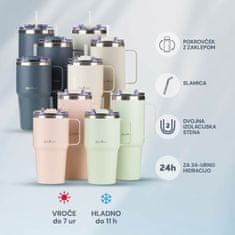 Rosmarino MegaCup termos šalica, 870 ml, Blue Ocean