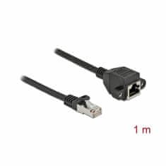 Delock patch produžetak SFTP CAT.6A 1m crni 87001