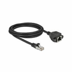 Delock patch produžetak SFTP CAT.6A 2m crni 87002