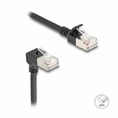 Delock SFTP patch CAT.6A 3m crni tanki kutni 80307
